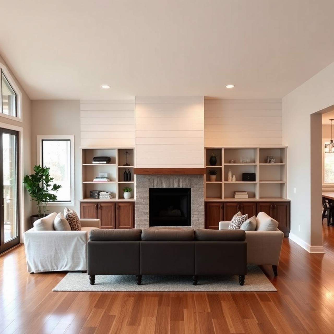 Open-concept living room